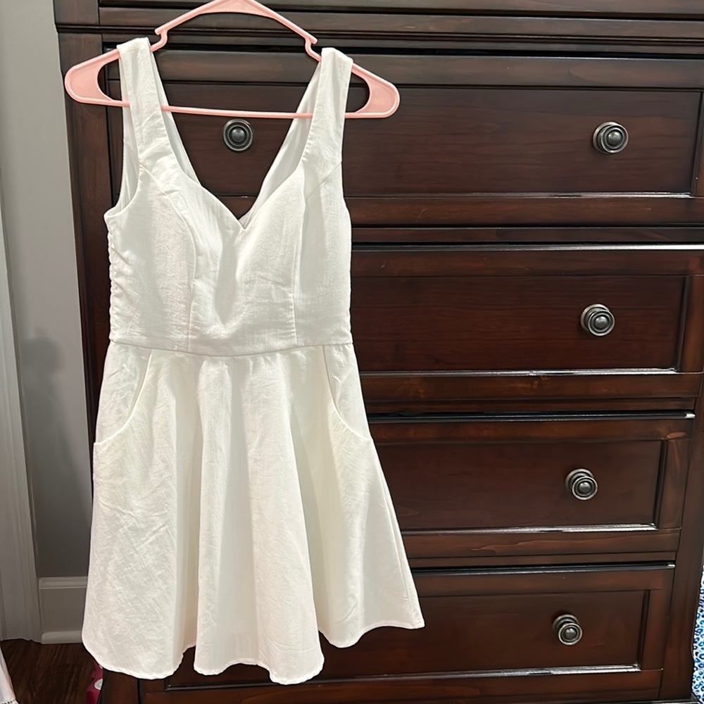 White dress!
